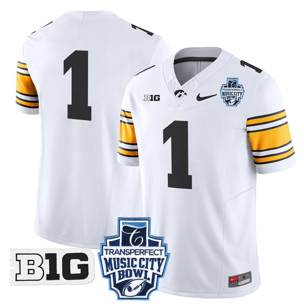 Iowa Hawkeyes 2024 Music City Bowl Vapor Limited Jersey