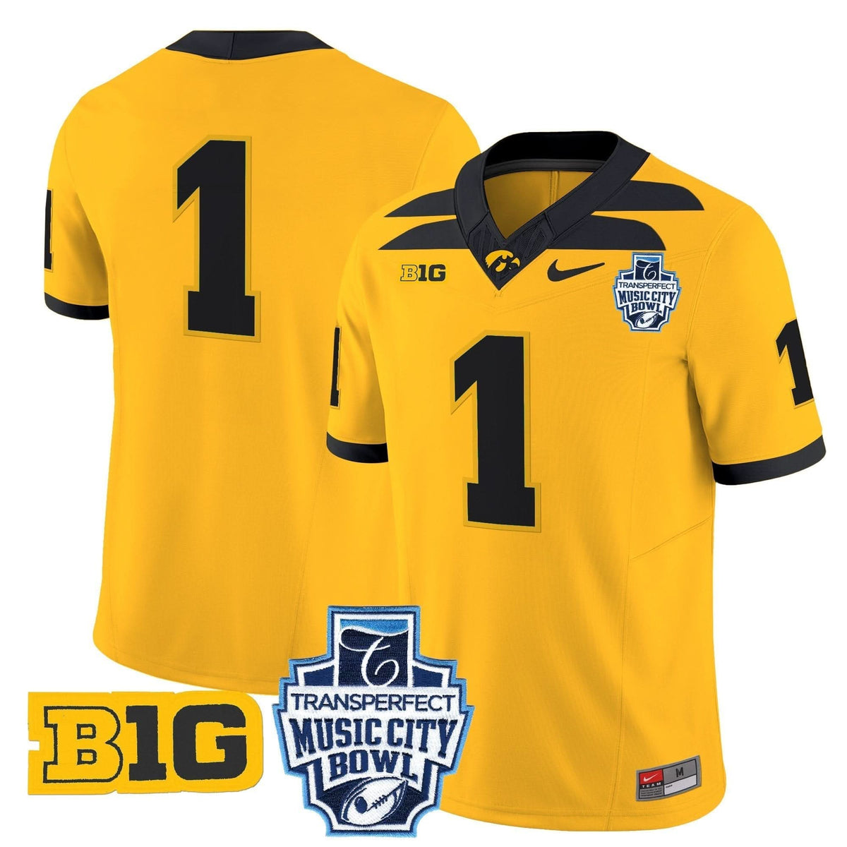 Iowa Hawkeyes 2024 Music City Bowl Vapor Limited Jersey