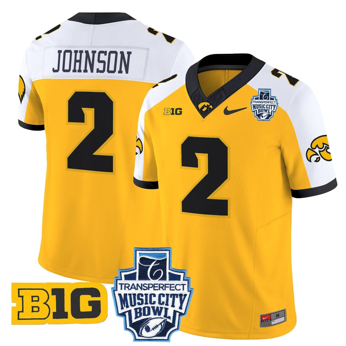 Iowa Hawkeyes 2024 Music City Bowl Vapor Limited Jersey