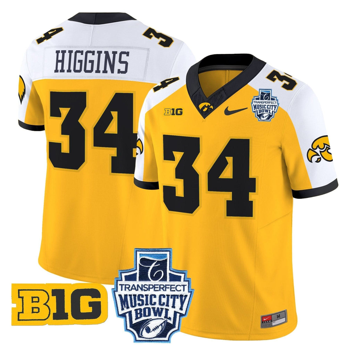 Iowa Hawkeyes 2024 Music City Bowl Vapor Limited Jersey