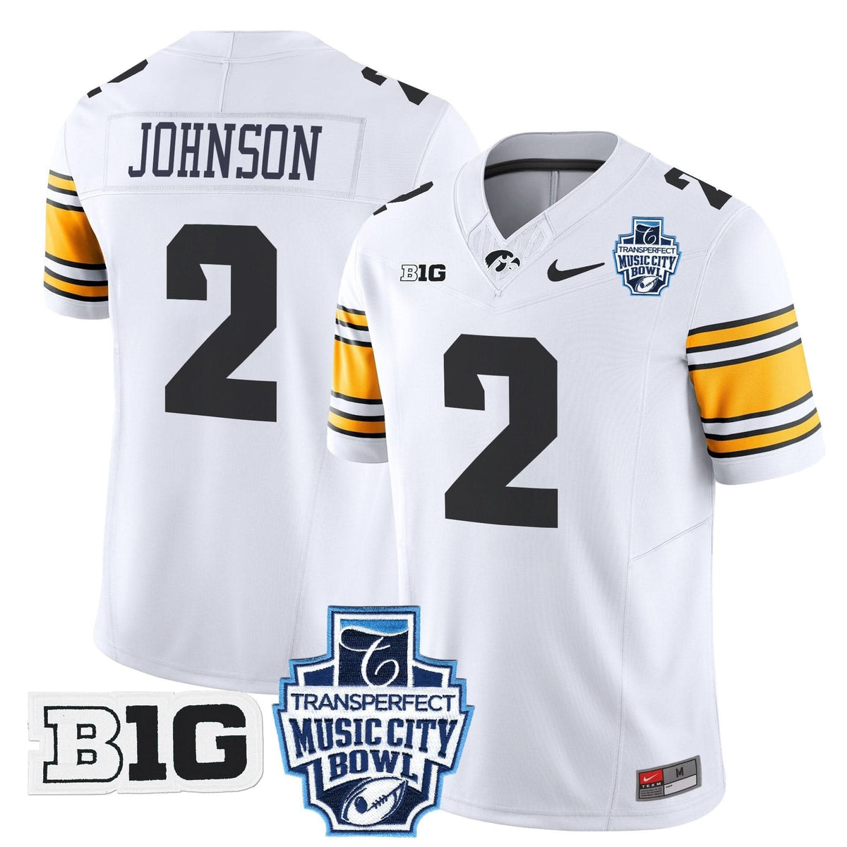 Iowa Hawkeyes 2024 Music City Bowl Vapor Limited Jersey