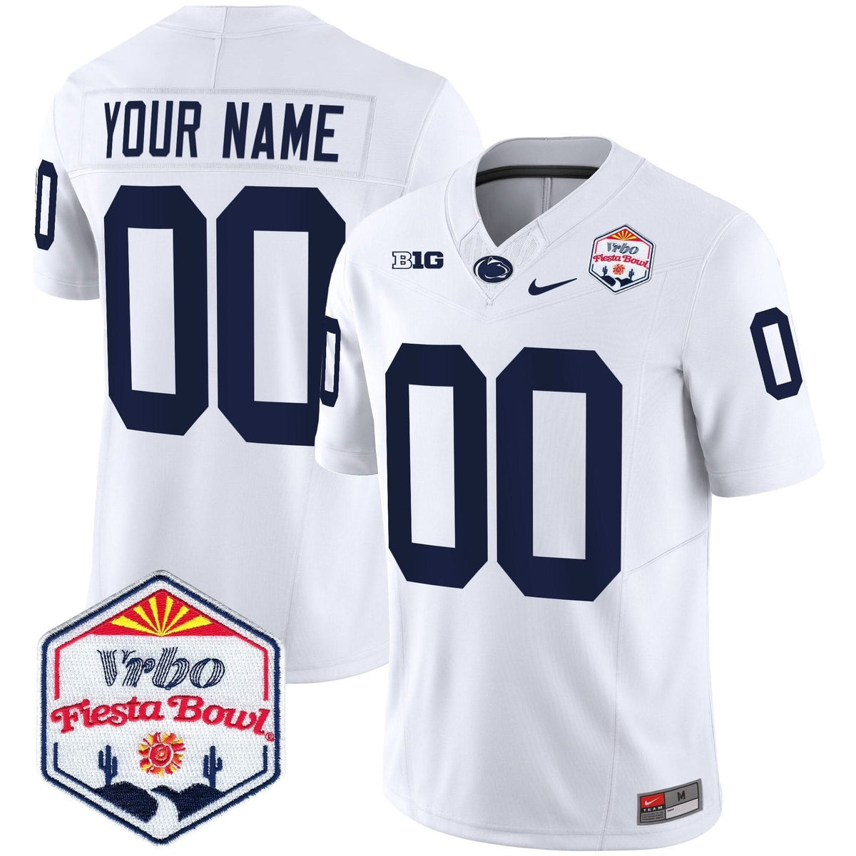 PSU 2024 The Fiesta Bowl Patch Vapor Limited Custom Jersey