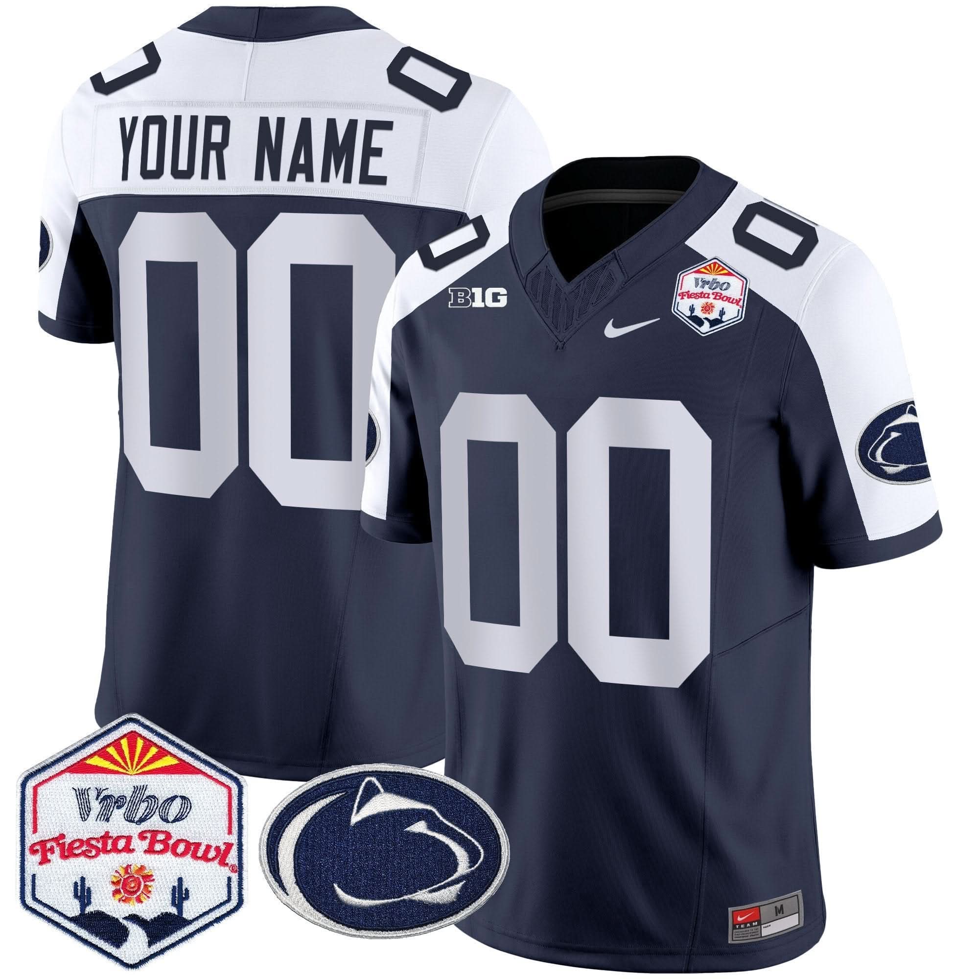 PSU 2024 The Fiesta Bowl Patch Vapor Limited Custom Jersey