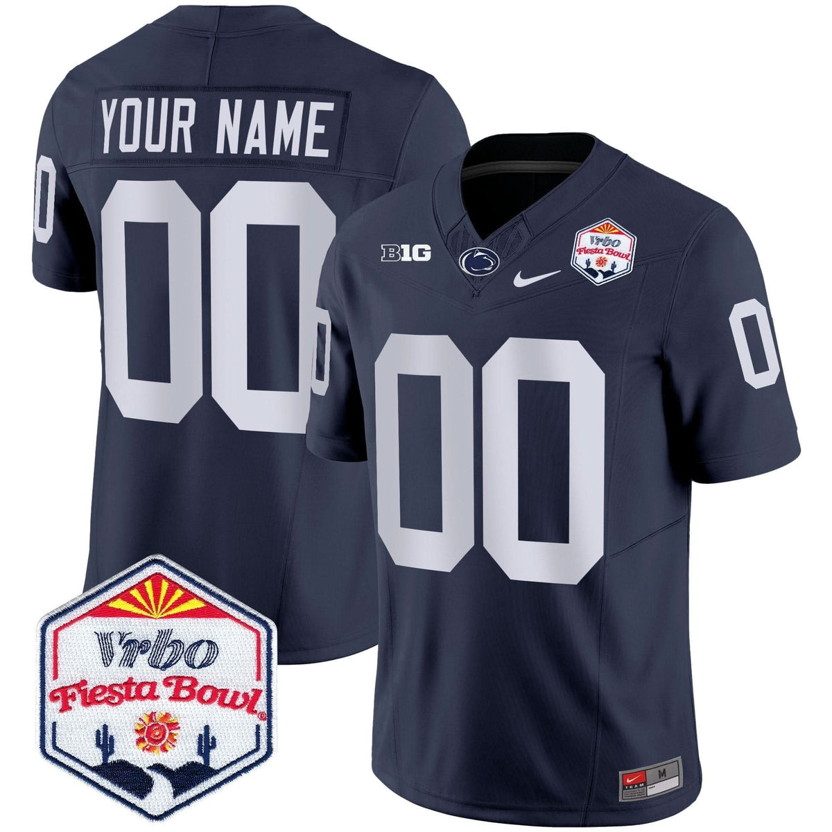 PSU 2024 The Fiesta Bowl Patch Vapor Limited Custom Jersey