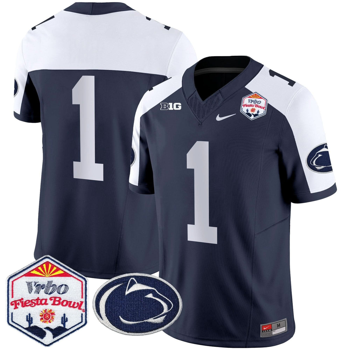 PSU 2024 The Fiesta Bowl Patch Vapor Limited Jersey