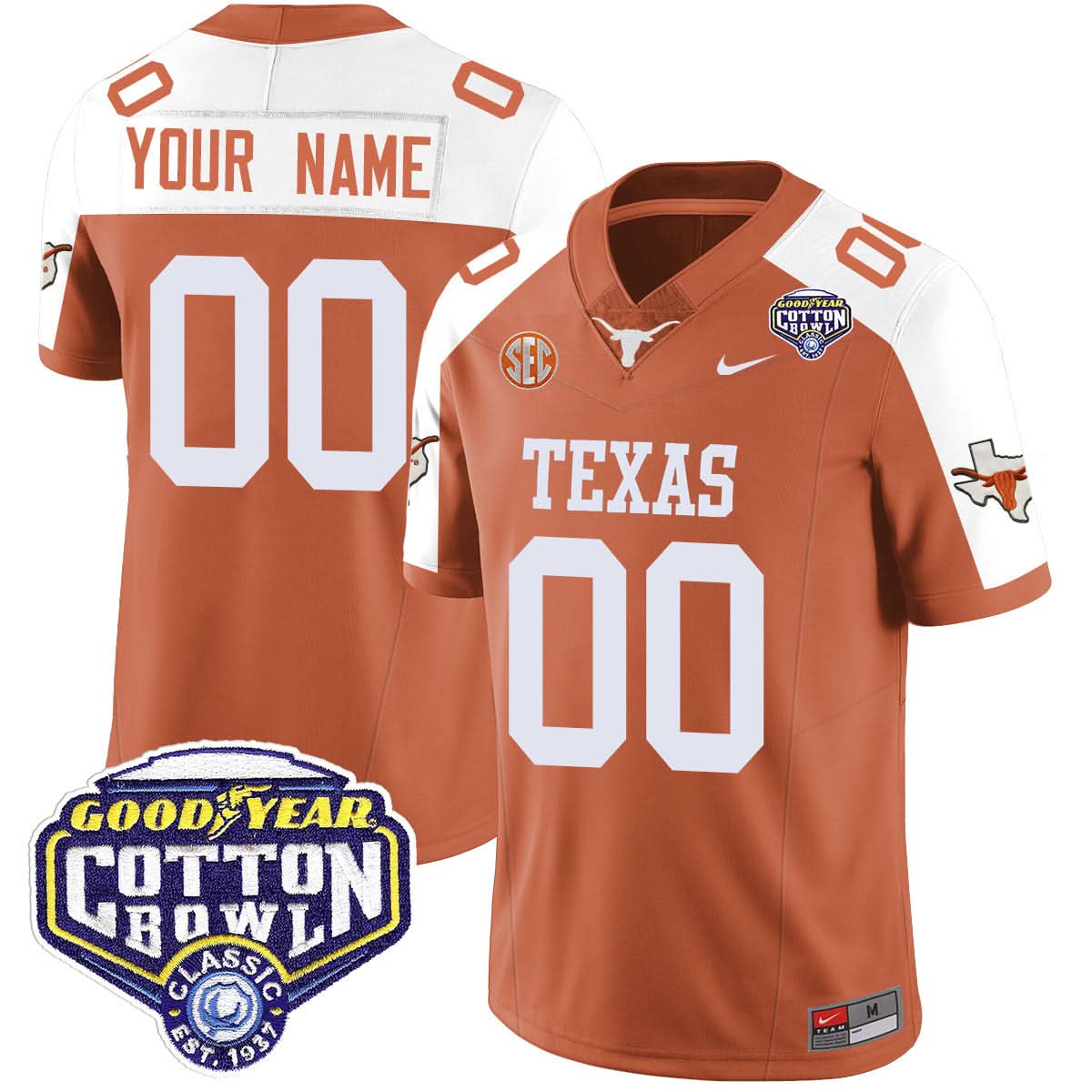 Custom TL 2024 Cotton Bowl Classic Jersey