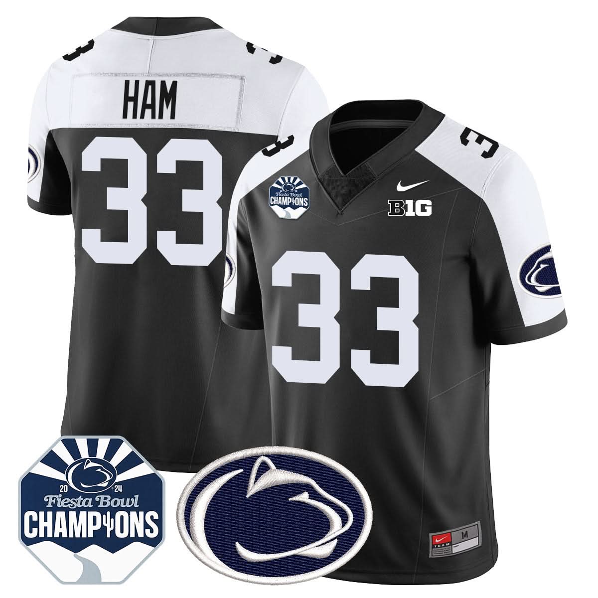 PSU 2024 Fiesta Bowl Champions Jersey