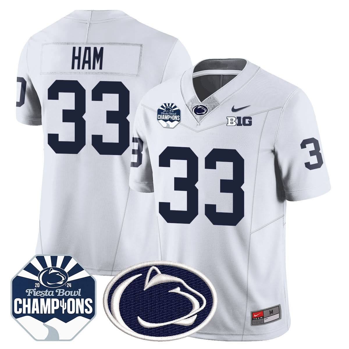 PSU 2024 Fiesta Bowl Champions Jersey