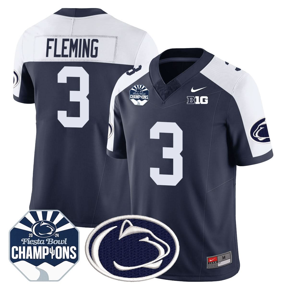 PSU 2024 Fiesta Bowl Champions Jersey