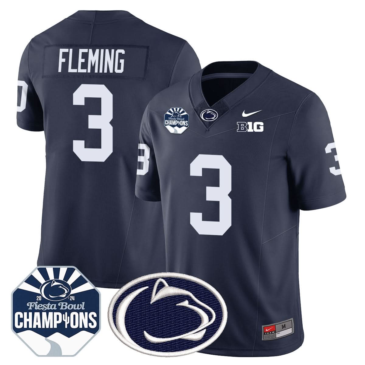 PSU 2024 Fiesta Bowl Champions Jersey