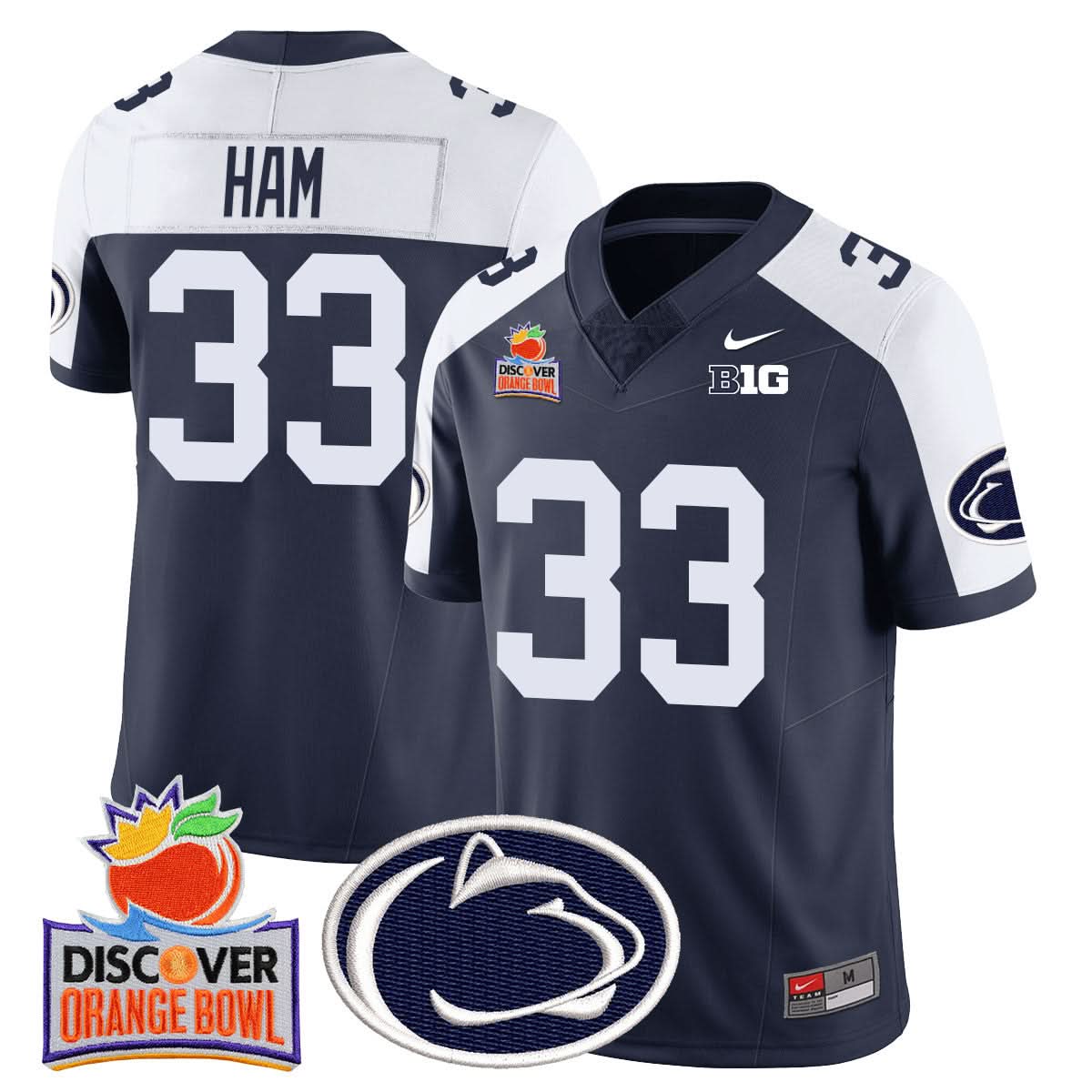 PSU 2024 Orange Bowl Jersey N1