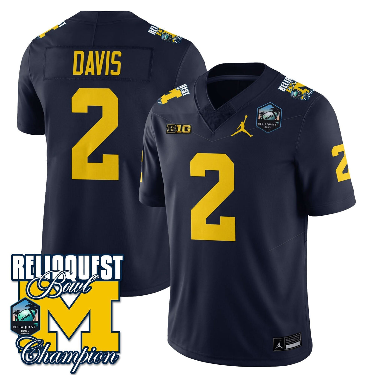 MW 2024 ReliaQuest Bowl Champions Jersey