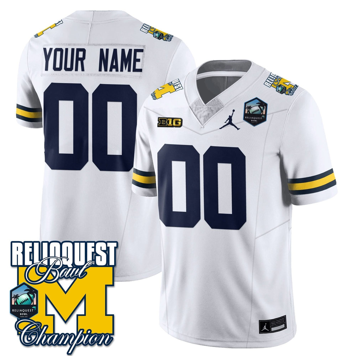 Custom Gender/Name MW 2024 ReliaQuest Bowl Champions Jersey