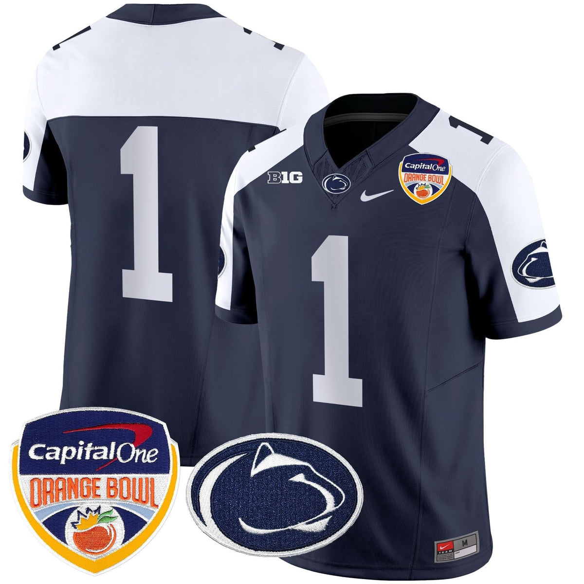 PSU Orange Bowl Patch Vapor Limited Jersey