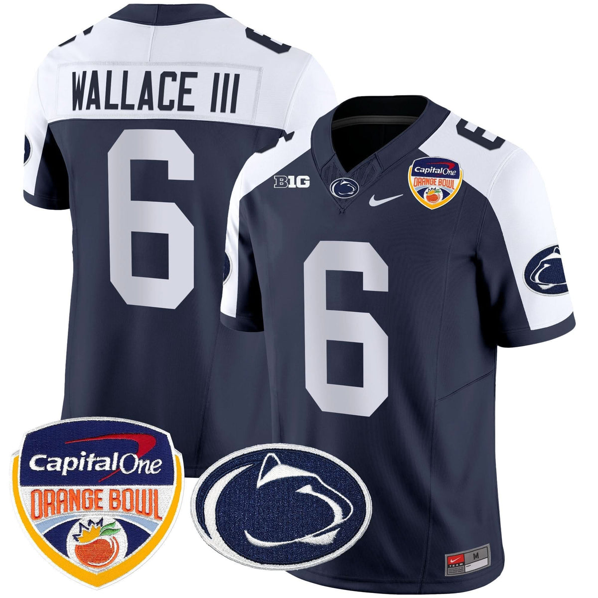 PSU Orange Bowl Patch Vapor Limited Jersey