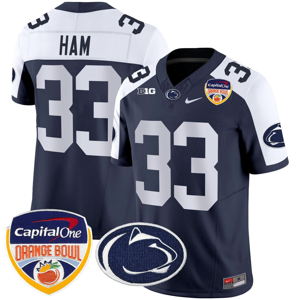 PSU Orange Bowl Patch Vapor Limited Jersey