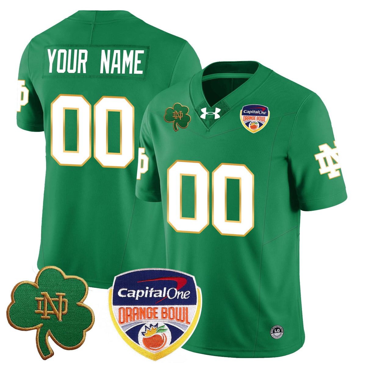 Custom NDFI 2024 Orange Bowl Jersey