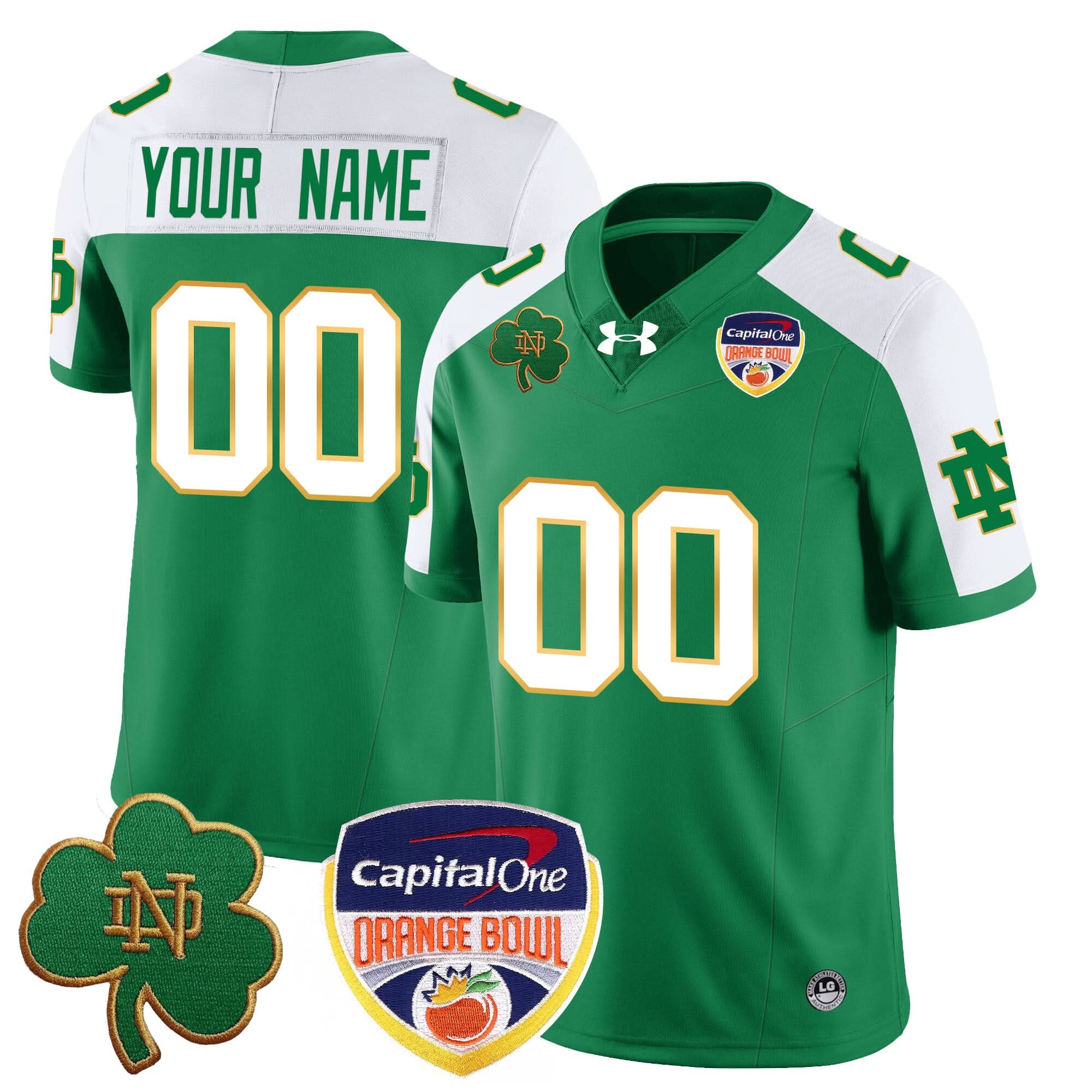 Custom NDFI 2024 Orange Bowl Jersey