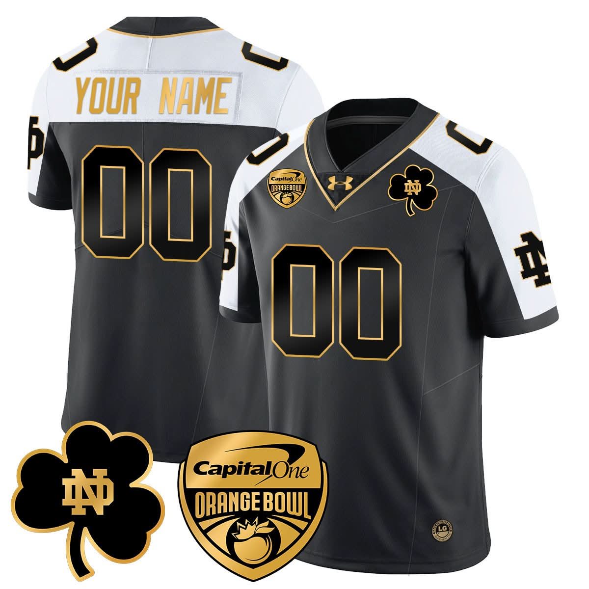 Custom NDFI 2025 Orange Bowl Jersey