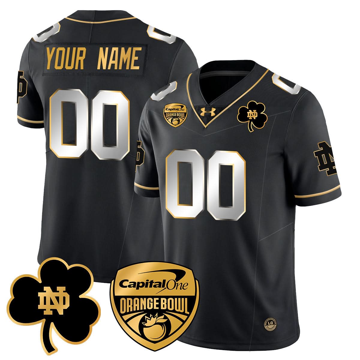 Custom NDFI 2025 Orange Bowl Jersey