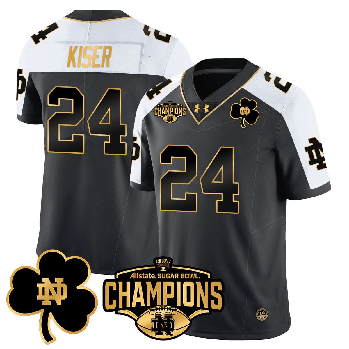 NDFI 2025 Sugar Bowl Champions Gold Jersey