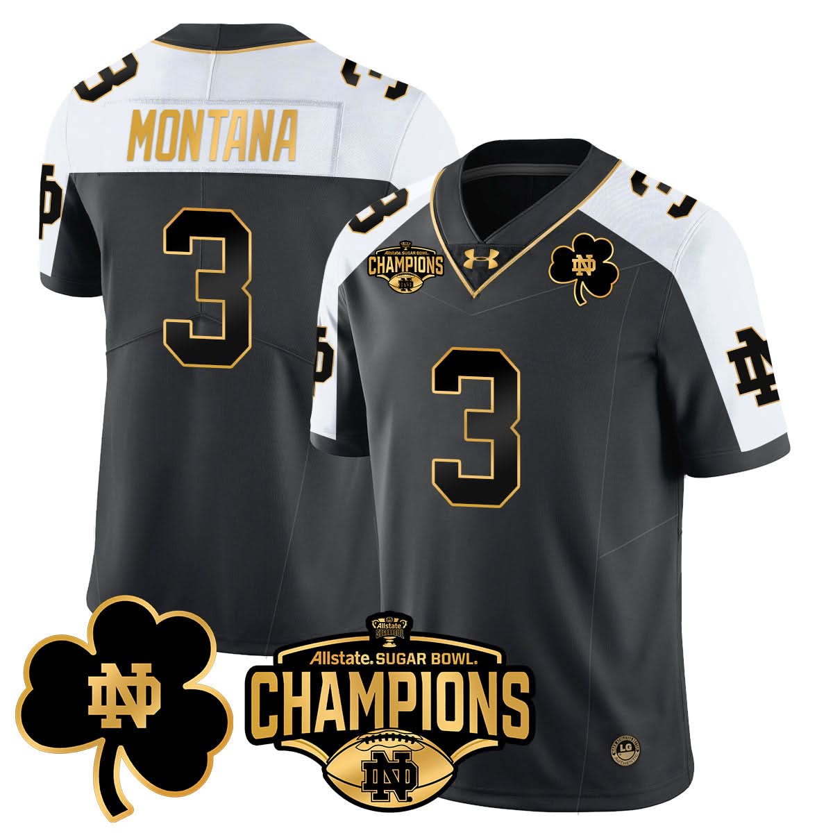 NDFI 2025 Sugar Bowl Champions Gold Jersey