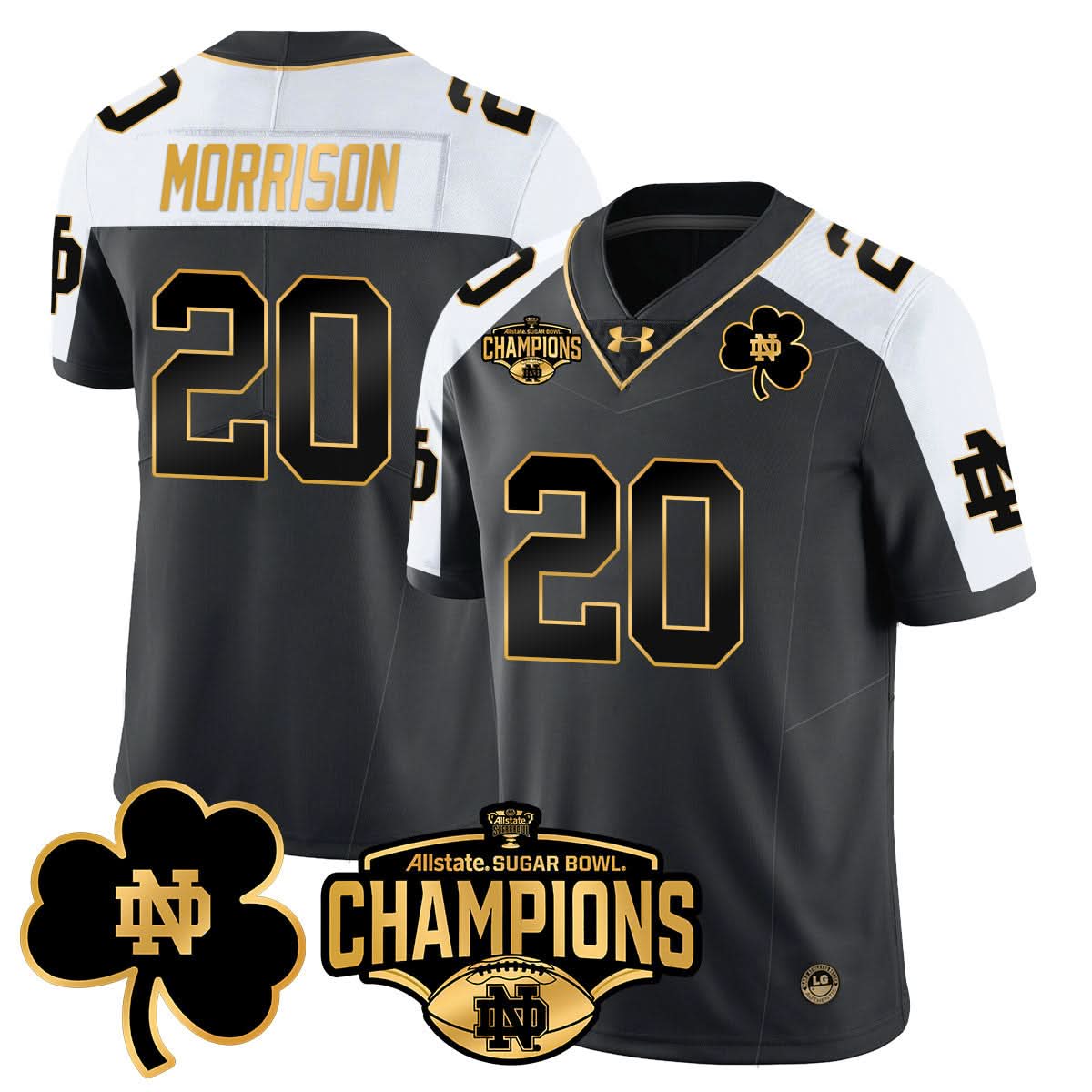 NDFI 2025 Sugar Bowl Champions Gold Jersey