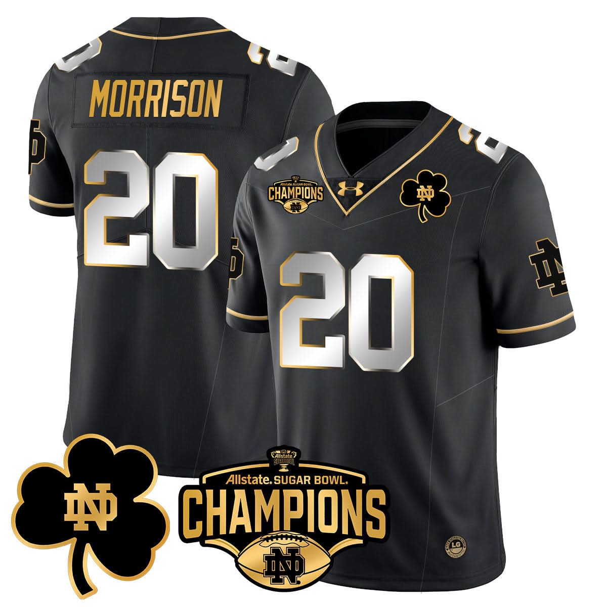 NDFI 2025 Sugar Bowl Champions Gold Jersey