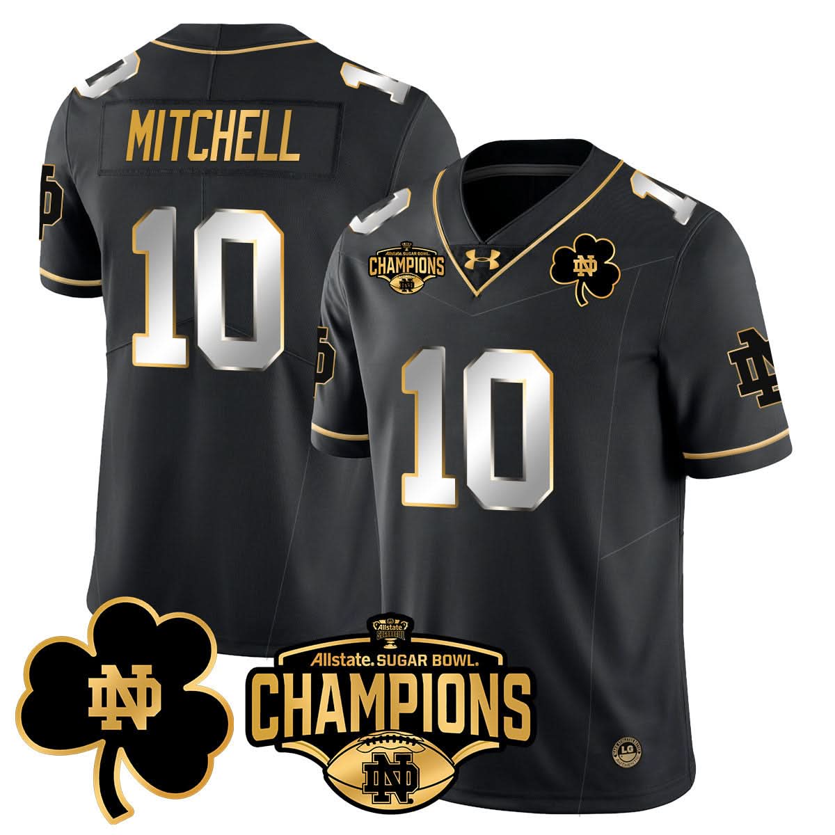 NDFI 2025 Sugar Bowl Champions Gold Jersey