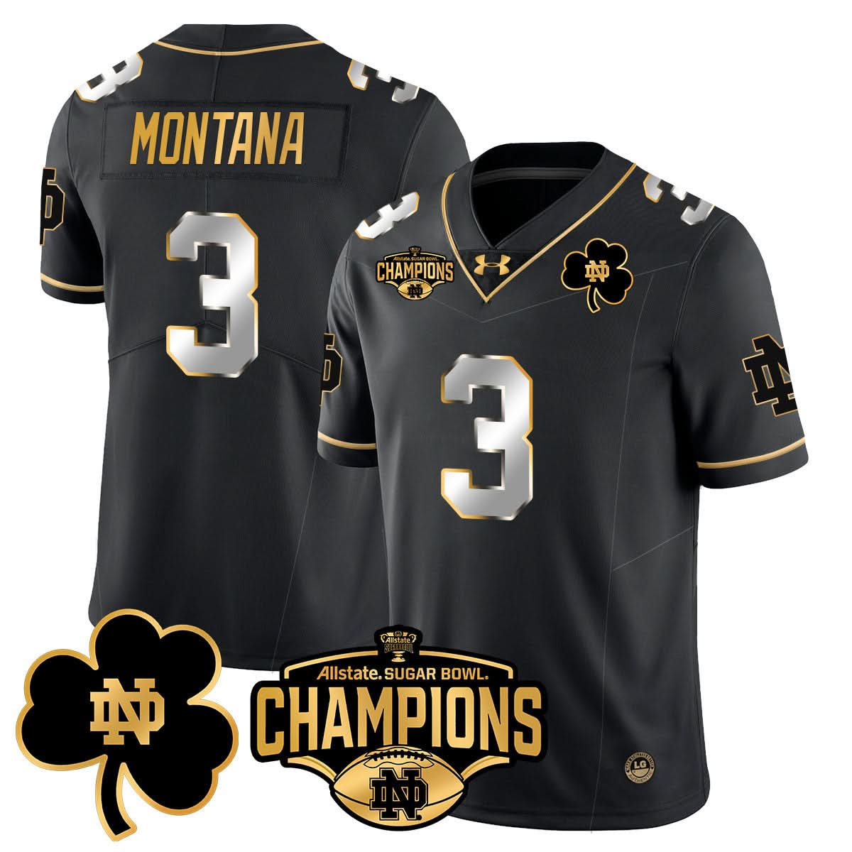 NDFI 2025 Sugar Bowl Champions Gold Jersey