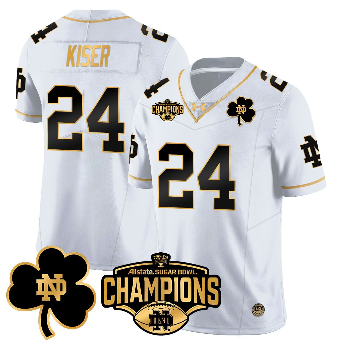 NDFI 2025 Sugar Bowl Champions Gold Jersey