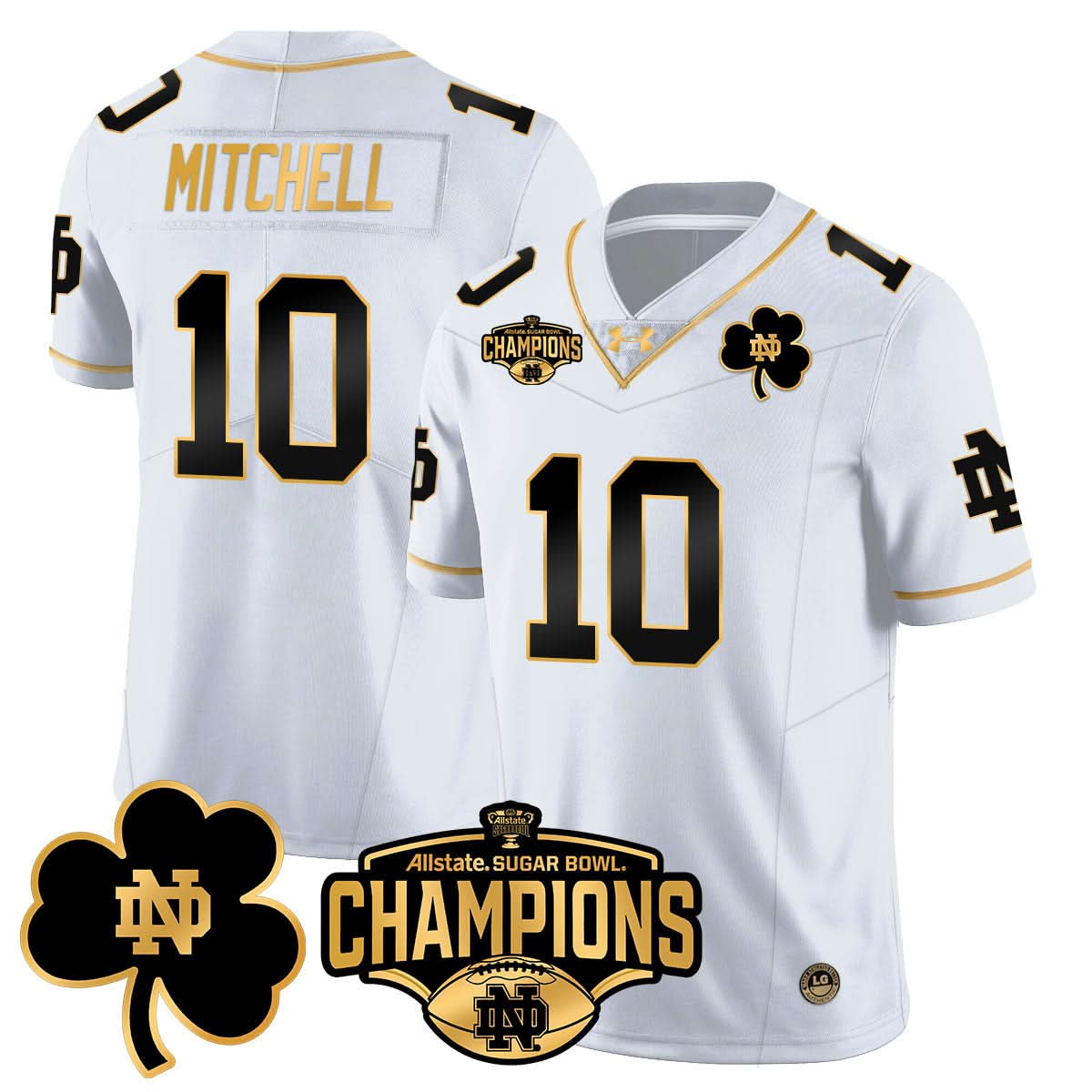 NDFI 2025 Sugar Bowl Champions Gold Jersey