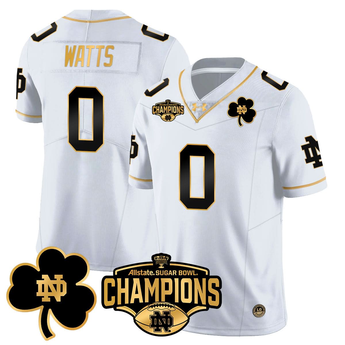 NDFI 2025 Sugar Bowl Champions Gold Jersey