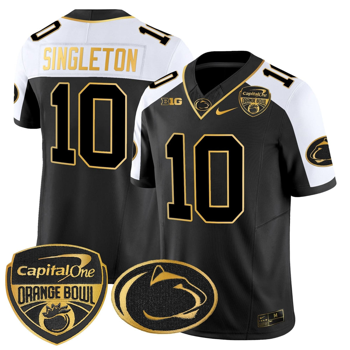 PSU Orange Bowl Patch Gold Vapor Limited Jersey