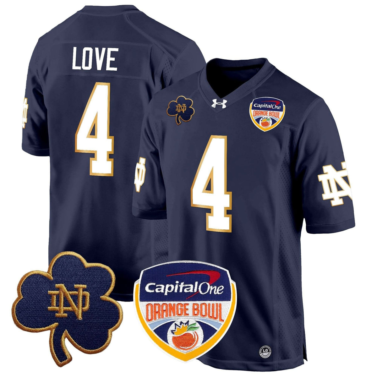 NDFI 2024 Orange Bowl Patch Game Jersey