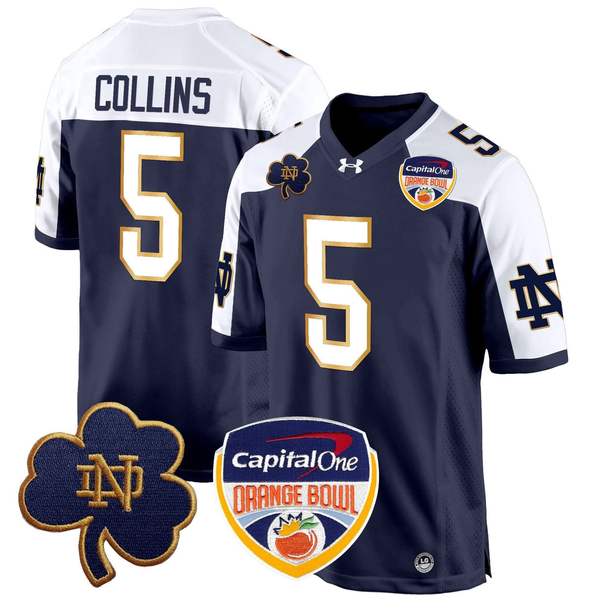 NDFI 2024 Orange Bowl Patch Game Jersey