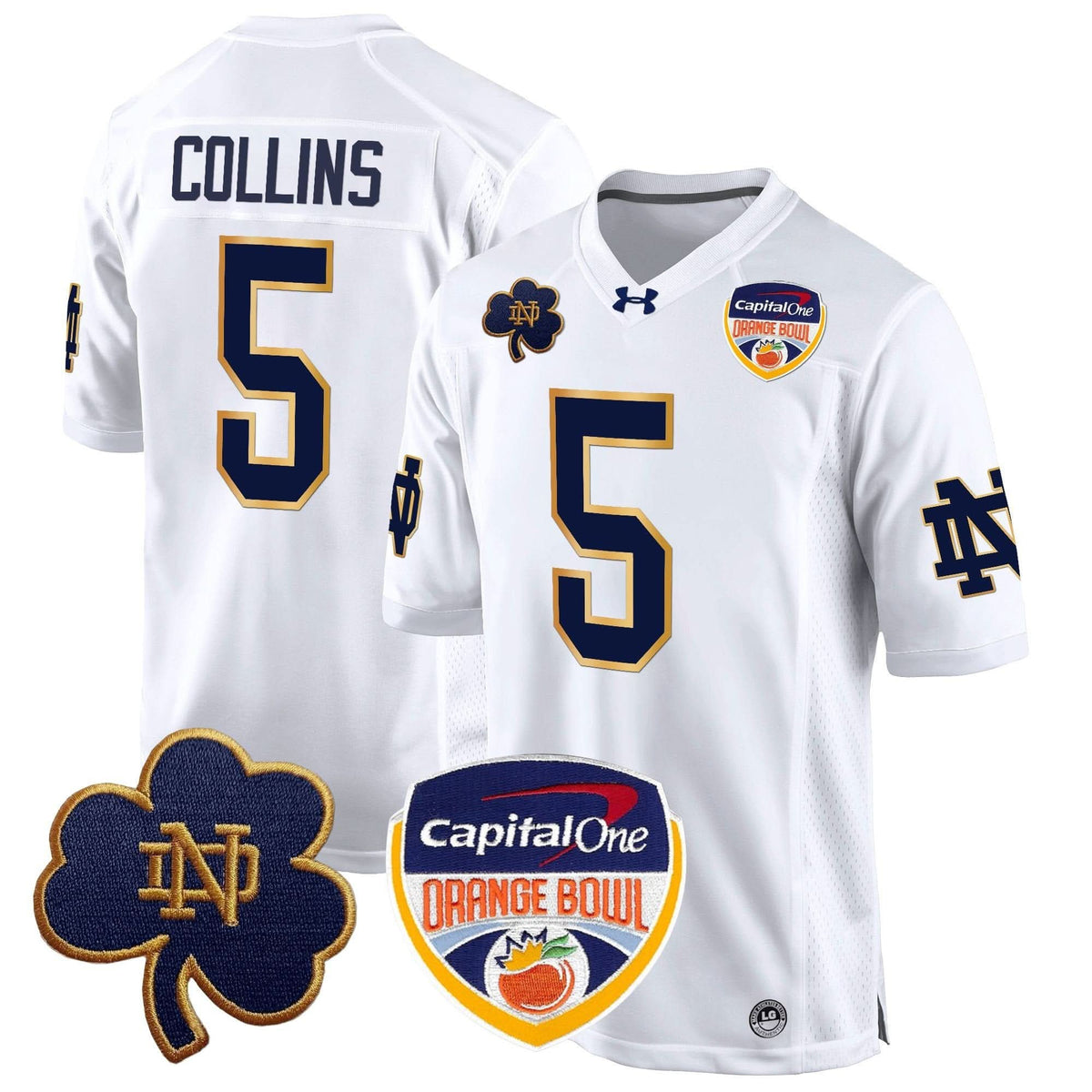 NDFI 2024 Orange Bowl Patch Game Jersey