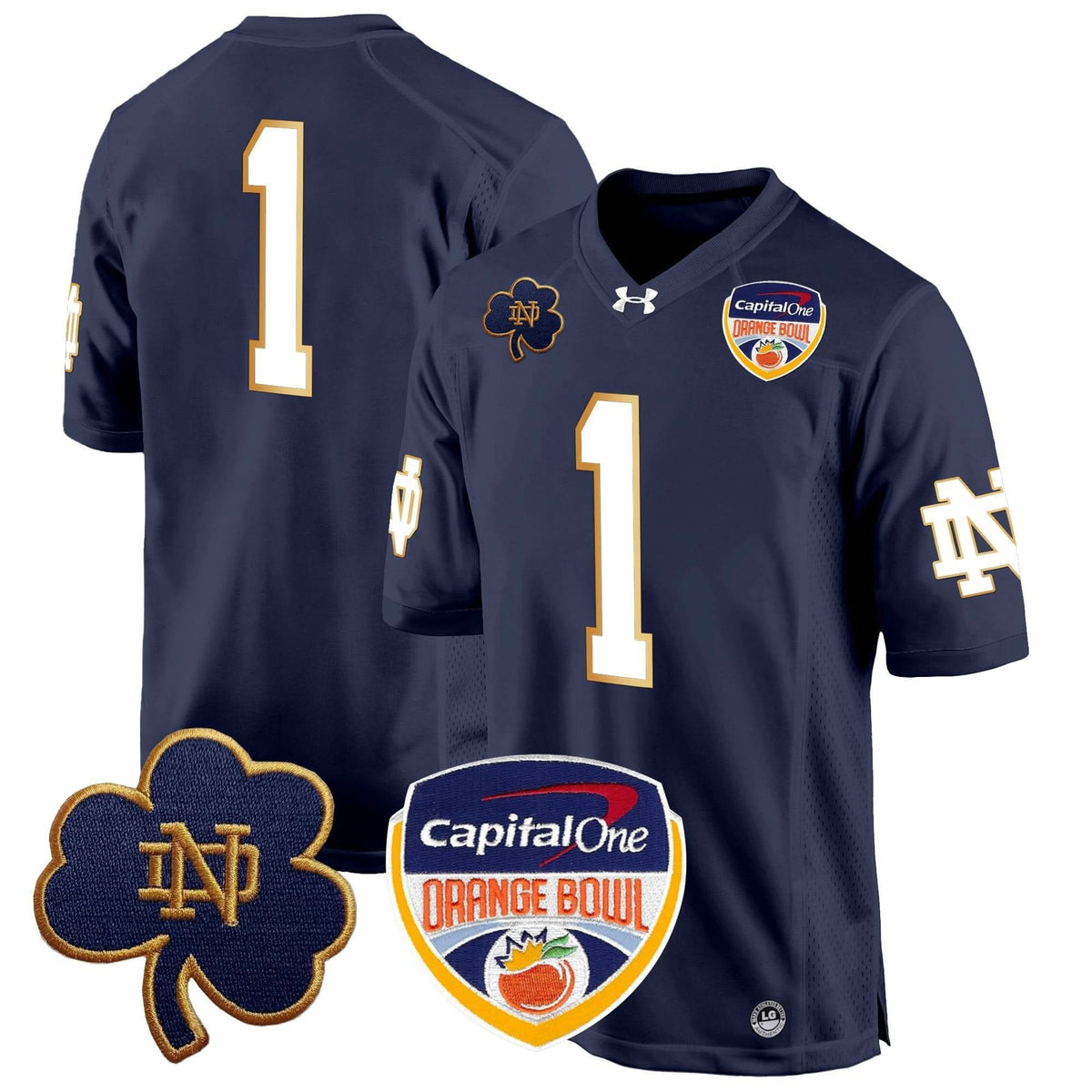 NDFI 2024 Orange Bowl Patch Game Jersey