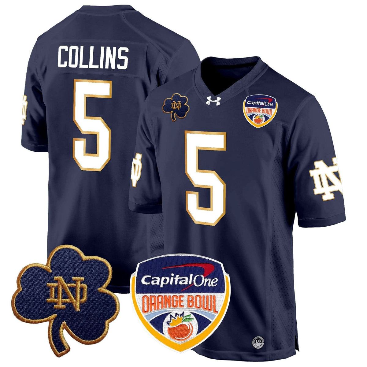 NDFI 2024 Orange Bowl Patch Game Jersey