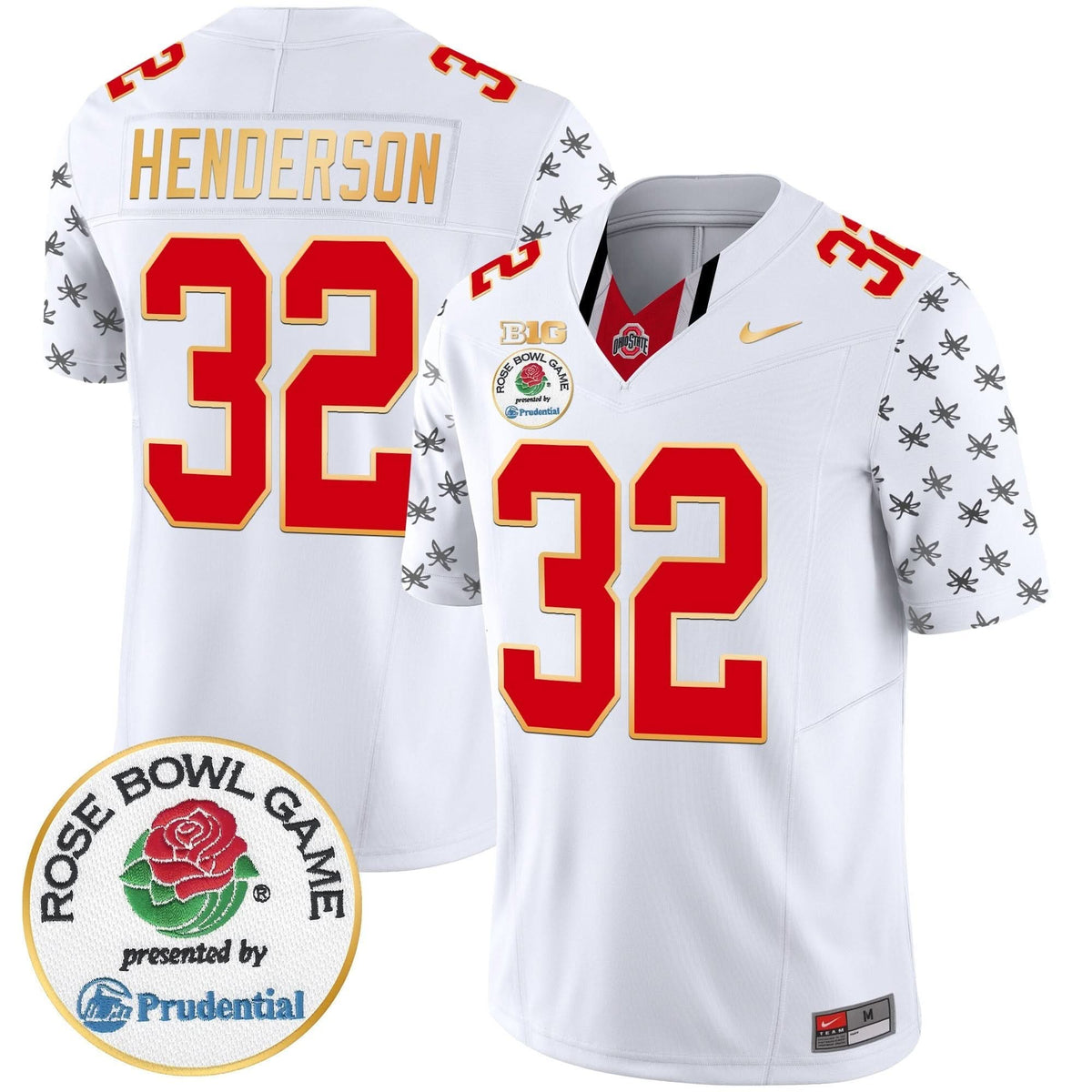 OSB Rose Bowl Gold Trim Vapor Limited Jersey