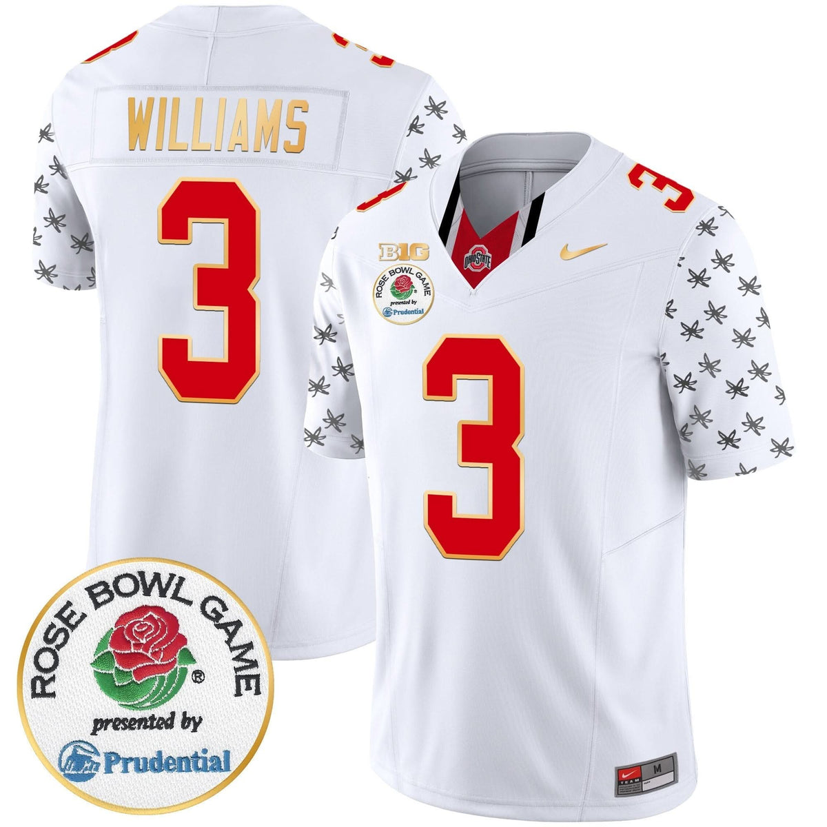 OSB Rose Bowl Gold Trim Vapor Limited Jersey
