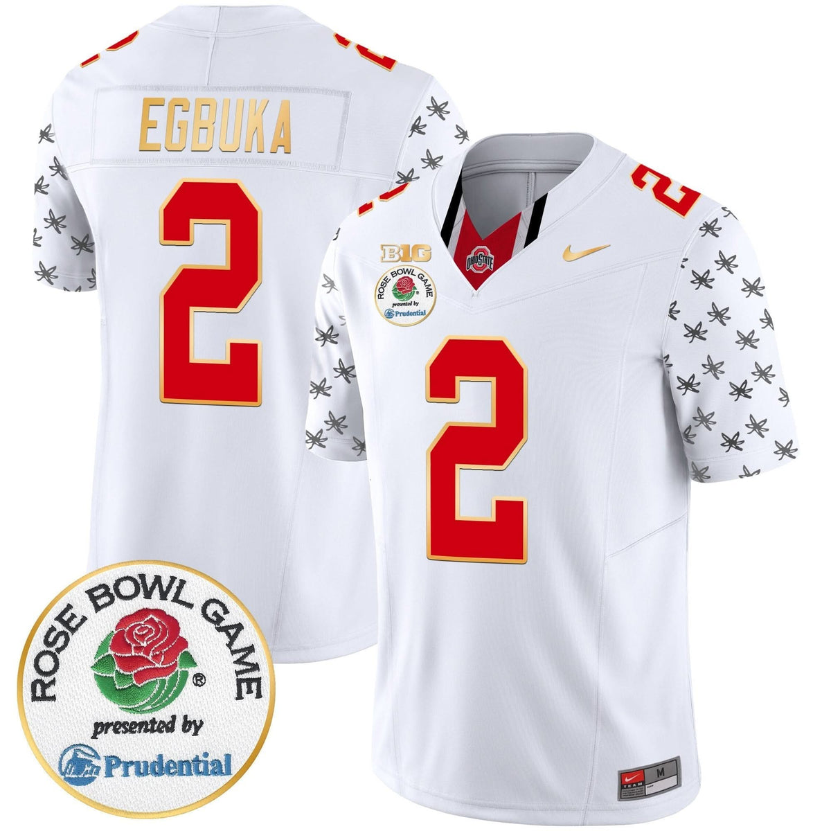 OSB Rose Bowl Gold Trim Vapor Limited Jersey