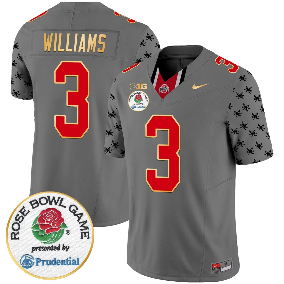OSB Rose Bowl Gold Trim Vapor Limited Jersey