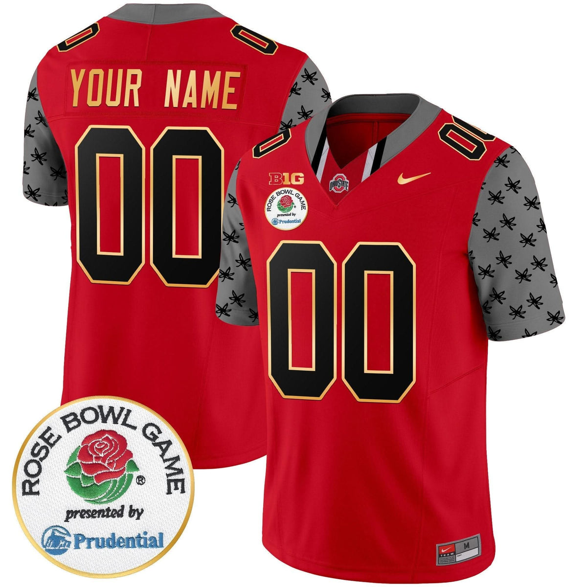 OSB Rose Bowl Gold Trim Vapor Limited Custom Jersey