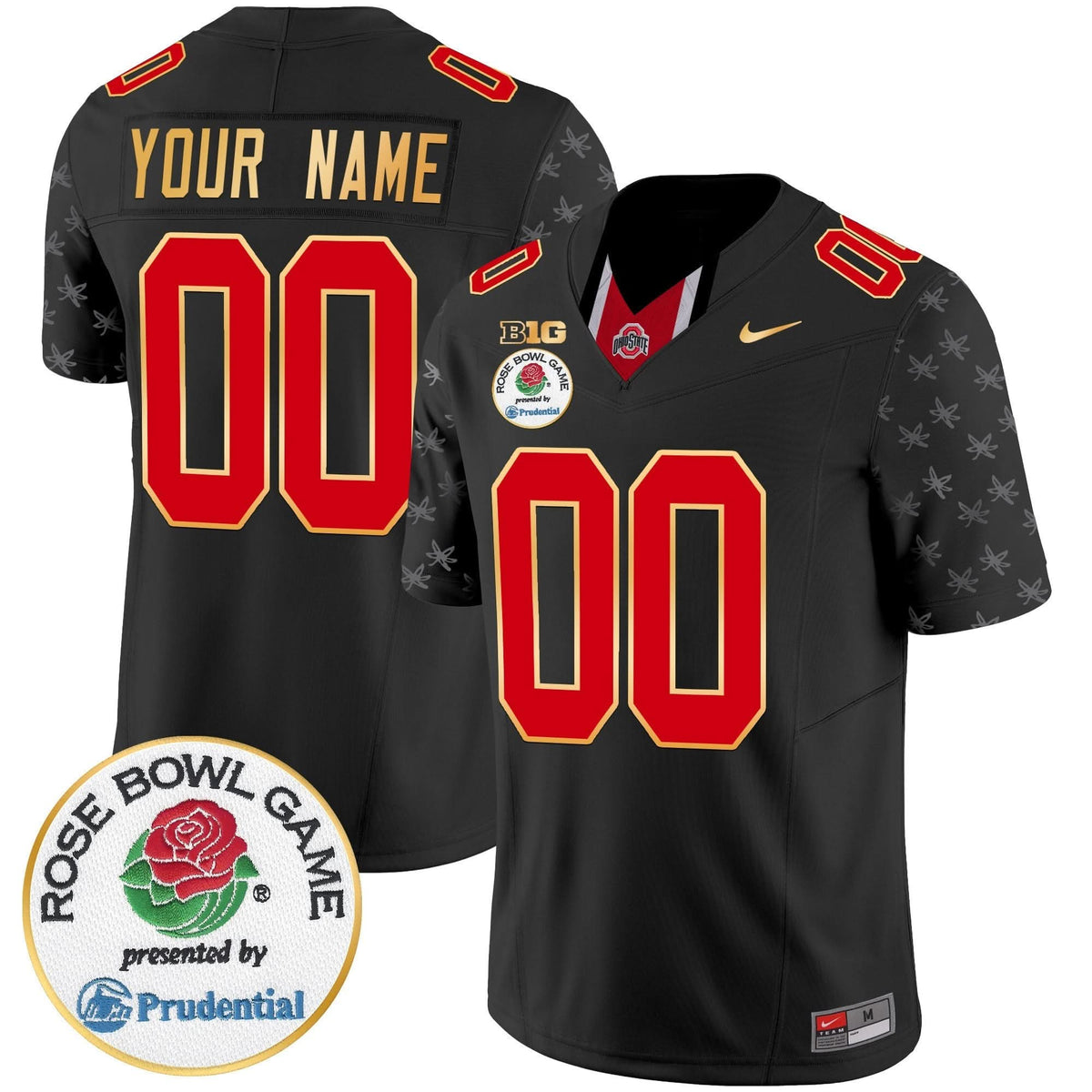 OSB Rose Bowl Gold Trim Vapor Limited Custom Jersey