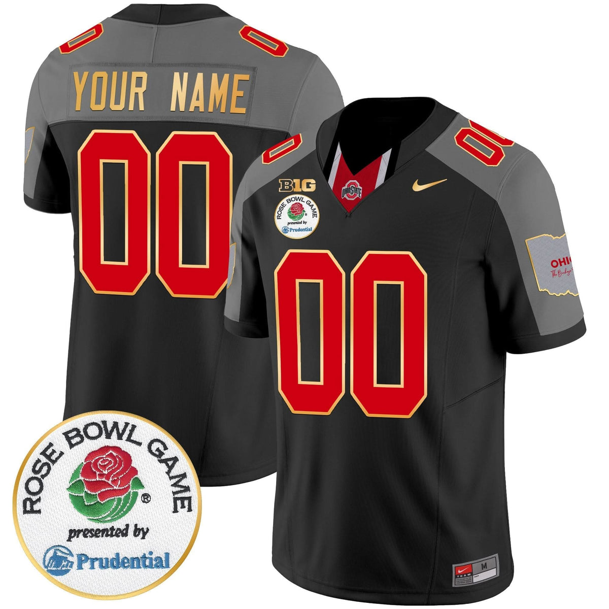 OSB Rose Bowl Gold Trim Vapor Limited Custom Jersey