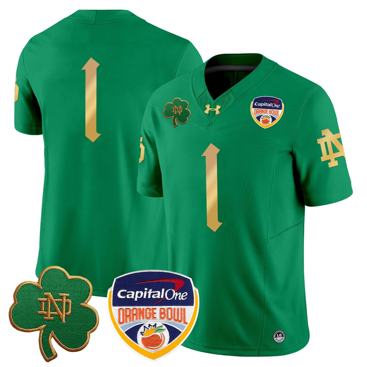 NDFI 2024 Orange Bowl Patch Vapor Limited Jersey V2