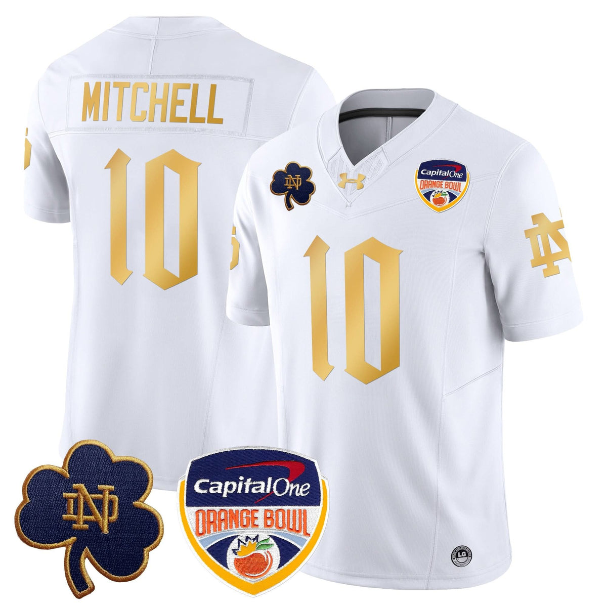 NDFI 2024 Orange Bowl Patch Vapor Limited Jersey V2