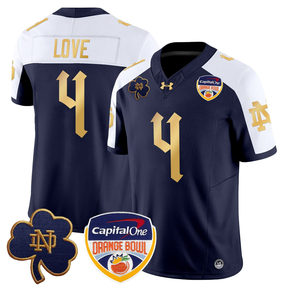 NDFI 2024 Orange Bowl Patch Vapor Limited Jersey V2