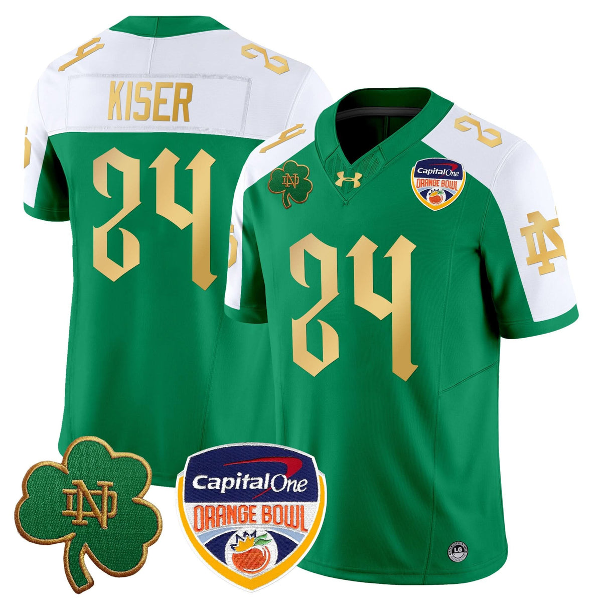 NDFI 2024 Orange Bowl Patch Vapor Limited Jersey V2